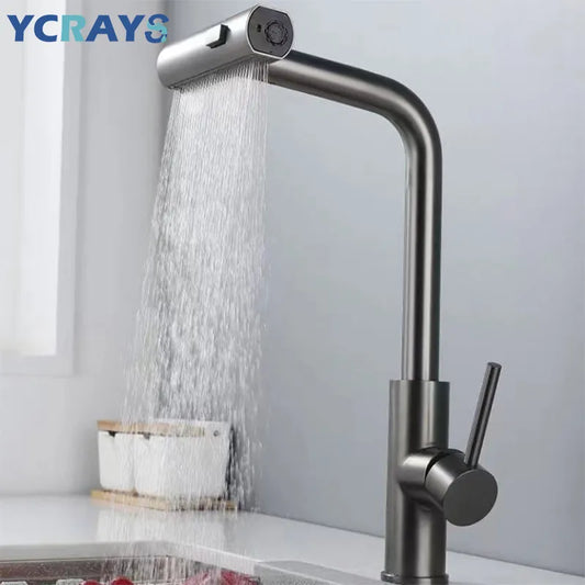 YCRAYS Black Kitchen Faucet