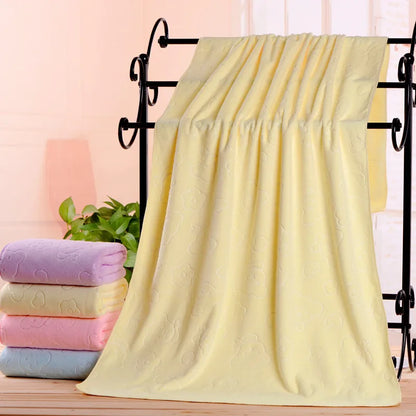 Bear Print Quick-Dry Towel