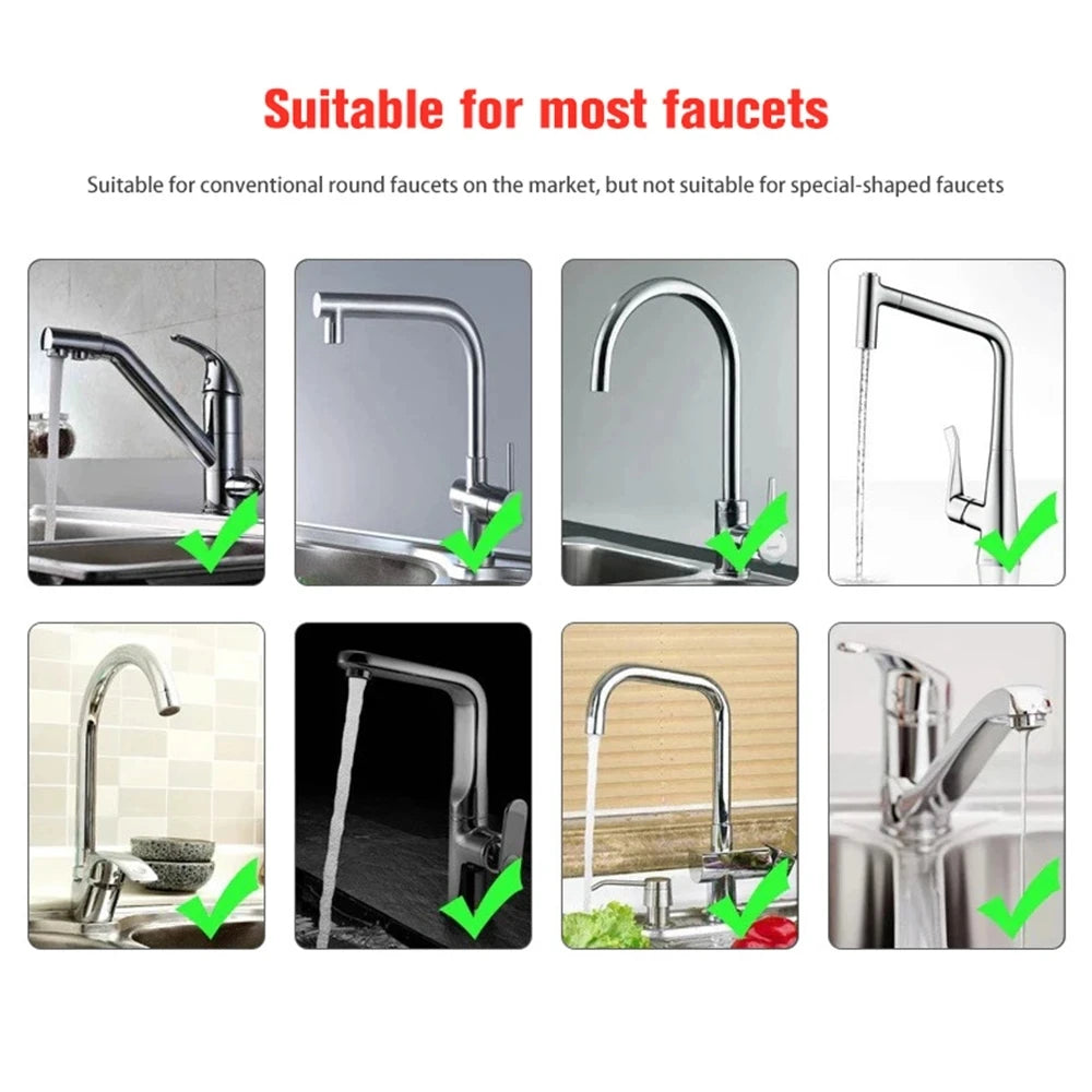 360° Water Saving Faucet Nozzle Adapter