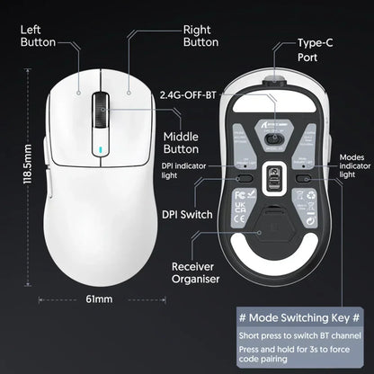 Attack Shark X3 Wireless Gaming Mouse
