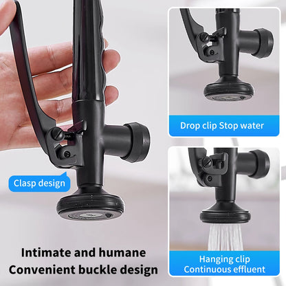 Elegant Black Pull-Down Faucet