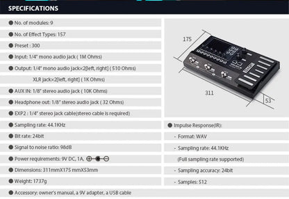 JOYO GEM BOX III Effects Processor