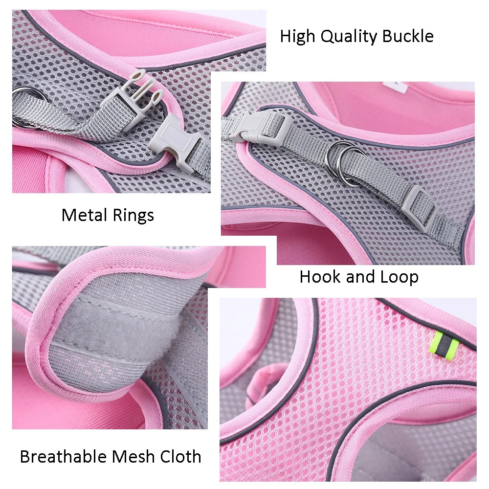 Escape Proof Reflective Pet Harness