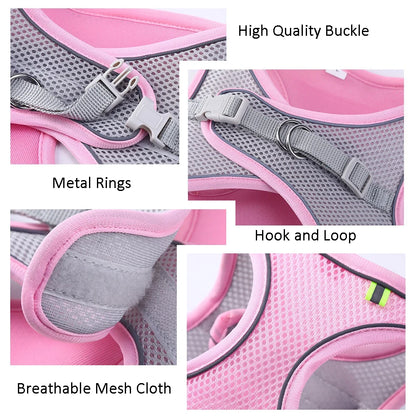 Escape Proof Reflective Pet Harness