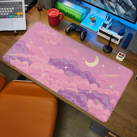 Skyscape XXL Pink Mouse Pad