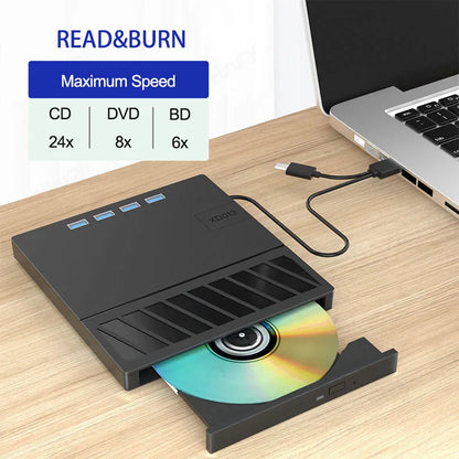 Hirucy 3-in-1 Blu-ray Burner