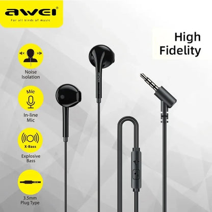 Awei PC-7T Wire-Controlled Headset