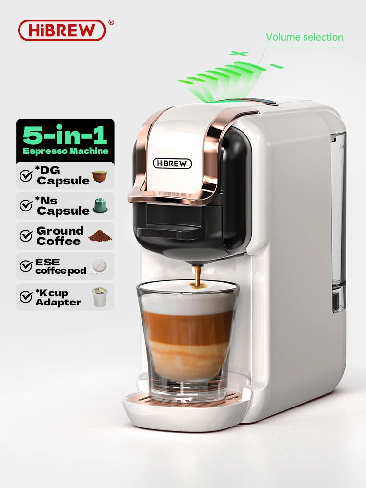 Versatile 5-in-1 Capsule Coffee Maker