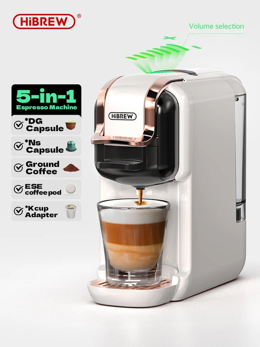 Versatile 5-in-1 Capsule Coffee Maker