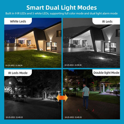 BELIA 4K 8MP Dual Lens WiFi Security Camera