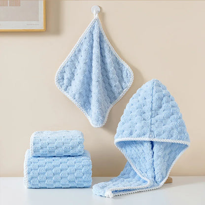 Cloud Pattern Quick-Dry Hand Towel