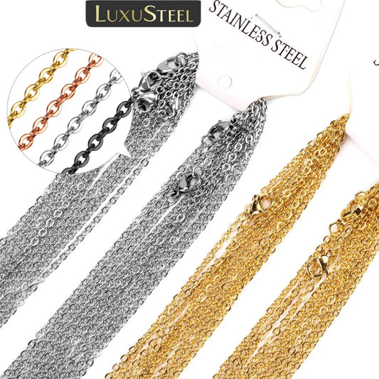 10Pcs Stainless Steel Chain Set