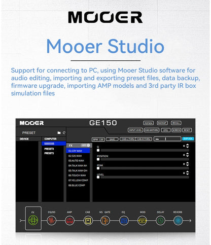 MOOER GE150 Multi-Effects Pedal