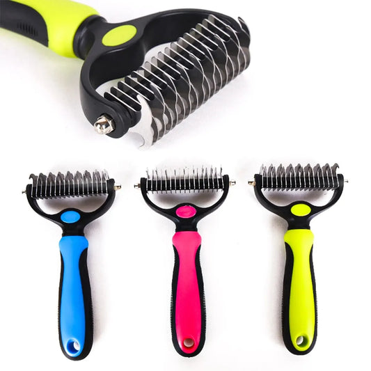 Dual-Sided Pet Grooming Comb