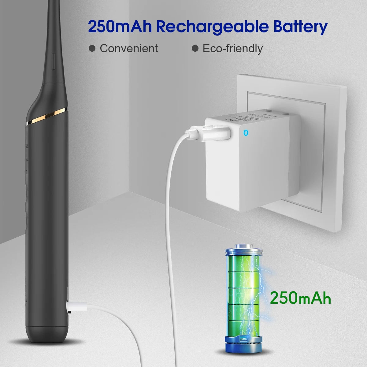 Portable Sonic Tooth Cleaner