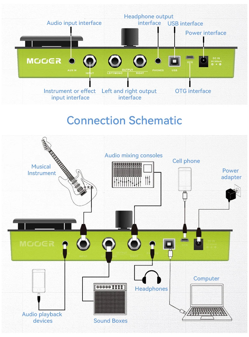 MOOER GE150 Multi-Effects Pedal
