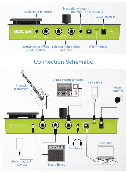 MOOER GE150 Multi-Effects Pedal