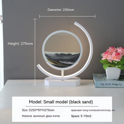 Elegant 3D Quicksand LED Lamp