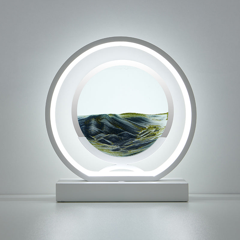 Elegant Hourglass LED Lamp