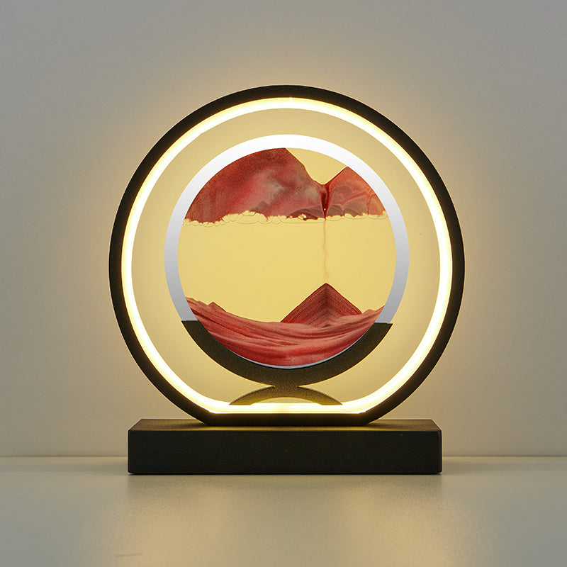 Elegant Hourglass LED Lamp