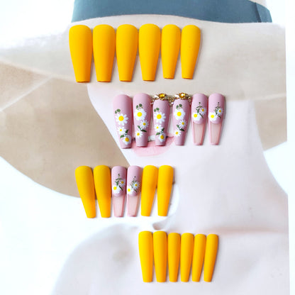 Glam Ballerina Long Nail Patches