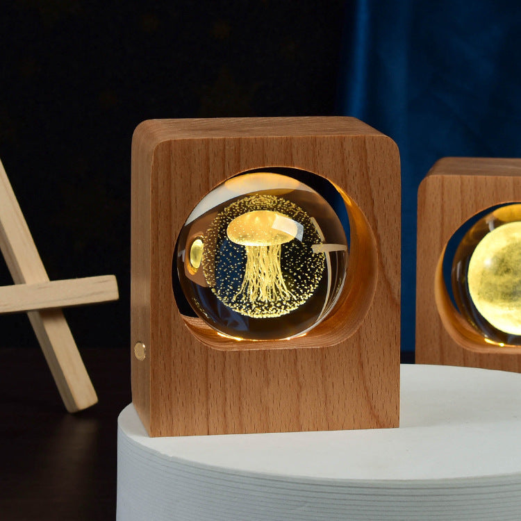 Crystal Ball Night Light: Enchanted Glow
