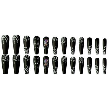 Spooky Spider Halloween Nail Armor