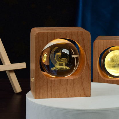 Crystal Ball Night Light: Enchanted Glow