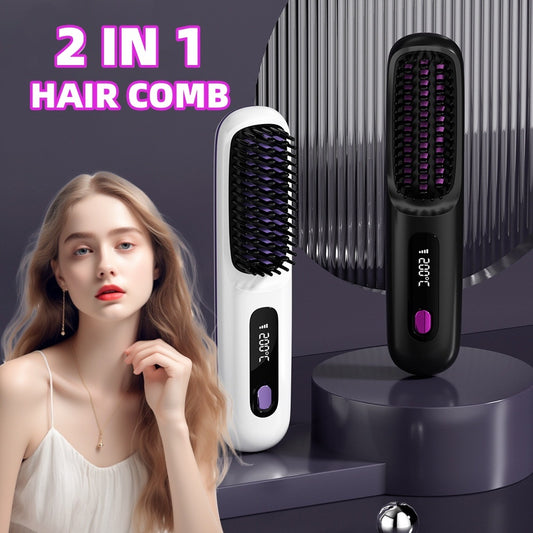 Wireless 2-in-1 Hair Styler