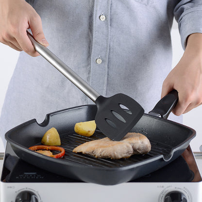 Modern Silicone &amp; Steel Utensils