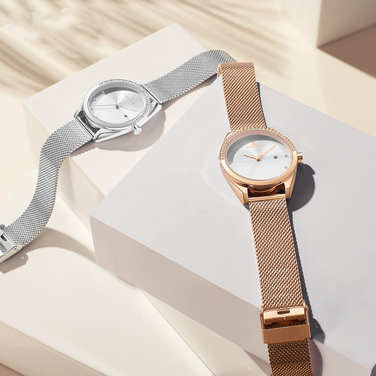 Elegant Waterproof Calendar Watch