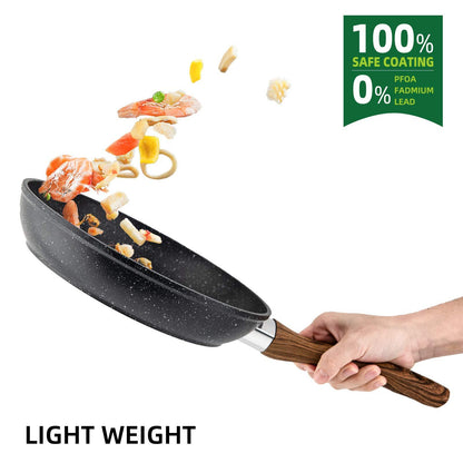 Nonstick 3-Piece Frying Pan Set