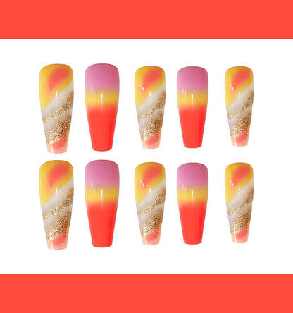 Glam Ballerina Long Nail Patches