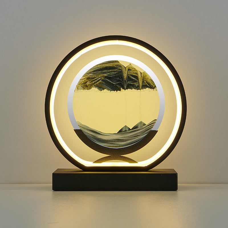 Elegant Hourglass LED Lamp