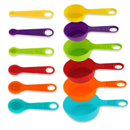 Colorful 12-Piece Measuring Set