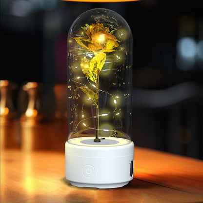 Rose LED Lamp & Bluetooth Speaker