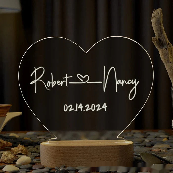 Personalized Romantic LED Night Light